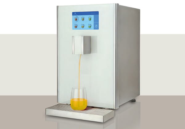 smaakwater koeler, smaakwater, waterkoeler met siropen, water- en sapdispenser, waterkoeler met sap