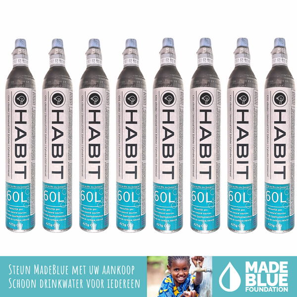 set van 8 co2 cilinders, koolzuurcilinder, koolzuurfles, sodastream navulling, sodastream cilinder, CO2 navulling, sodastream gasfles, sodastream cilinder omruilen, mysoda cilinder omruilen