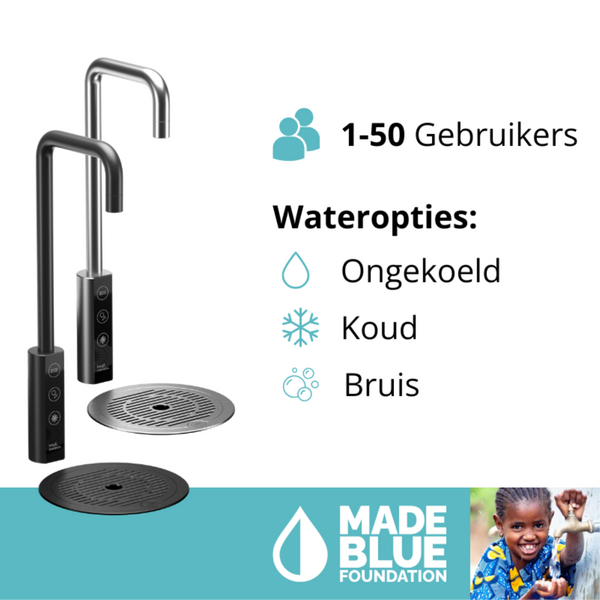 Habit Tap Pro (B&O T1) inbouw leidingwaterkoeler, inbouw waterkoeler, waterkoeler grote capaciteit, design waterkoeler