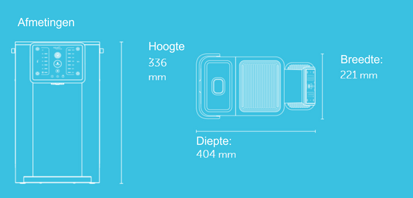 heet en koud water dispenser, Aqua Optima Aurora 3-in-1 koud en heet water dispenser, beste heetwaterdispenser met filter, waterkoeler thuis, heetwatertap, heetwaterkraan, heetwater dispenser