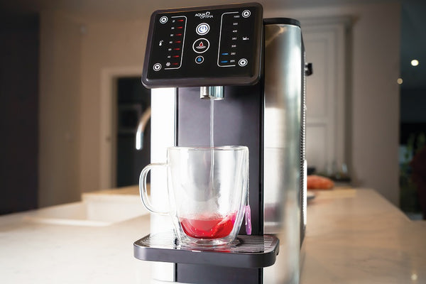 heet en koud water dispenser, Aqua Optima Aurora 3-in-1 koud en heet water dispenser, beste heetwaterdispenser met filter, waterkoeler thuis, heetwatertap, heetwaterkraan, heetwater dispenser