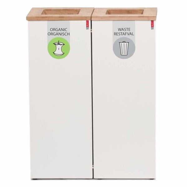 Duo afvalbak Paxa L (2 x 65L) - twee afvalfracties