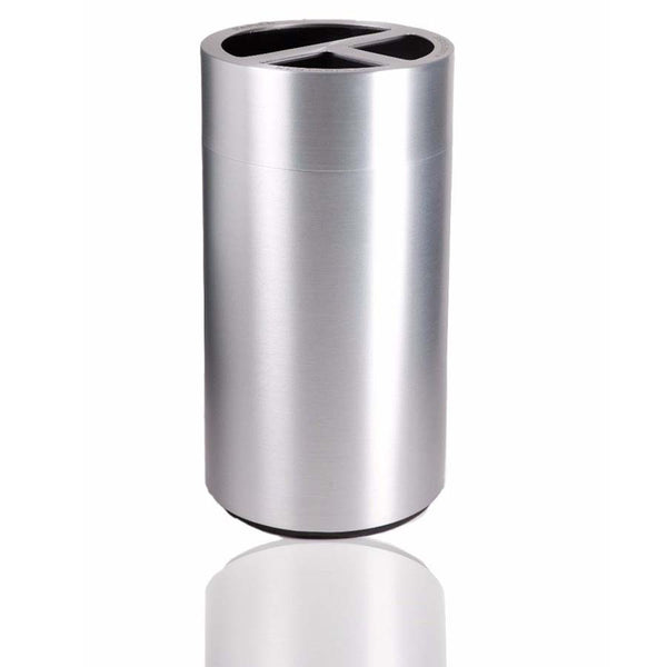 Myron XL Trio afvalbak | 1 x 50 liter + 2 x 25 liter- Aluminium