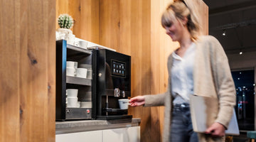 kleine koffiebonenmachine, compacte bonenmachine, professionele koffieautomaat met bonen, koffiebonenmachine bedrijf