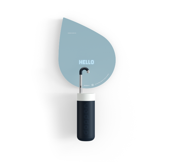 Dopper water tap - watertappunt met een duurzame boodschap