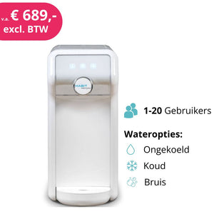 Habit Compact tafelmodel leidingwaterkoeler tot 20 personen