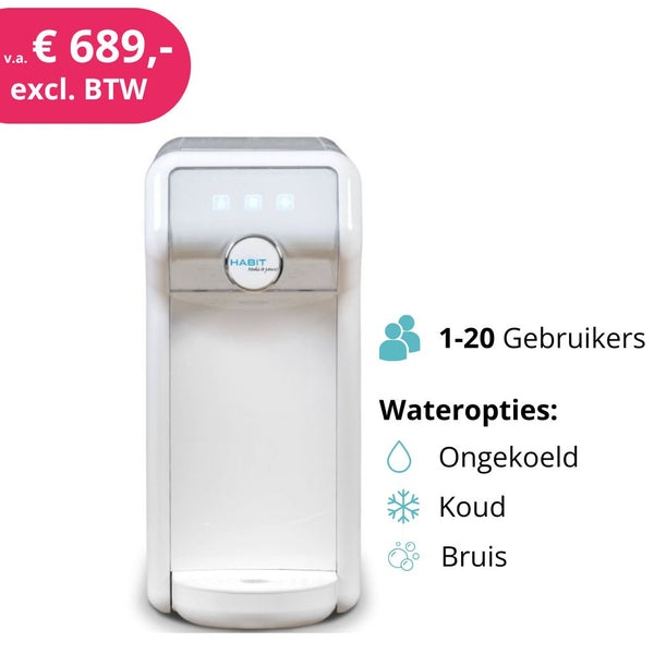 Habit Compact tafelmodel leidingwaterkoeler tot 20 personen