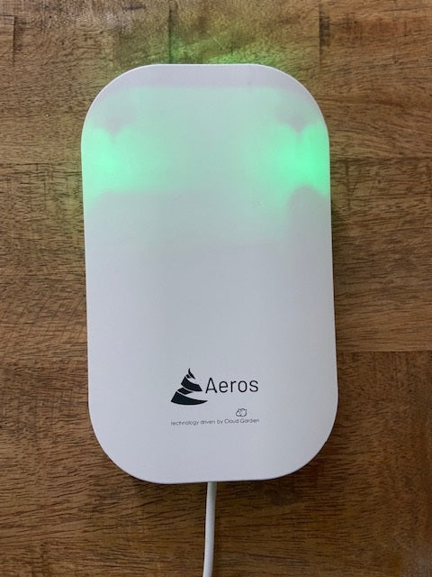Aeros Pro fijnstofmeter, professionele luchtkwaliteitsmeter fijnstof, luchtkwaliteitmeter, co2 en fijnstofmeter, fijnstof meten, fijnstof sensor