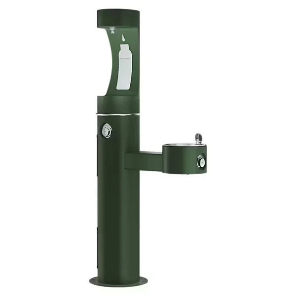 EZH2O Watertappunt buiten met drinkfontein / Outdoor watertap Groen