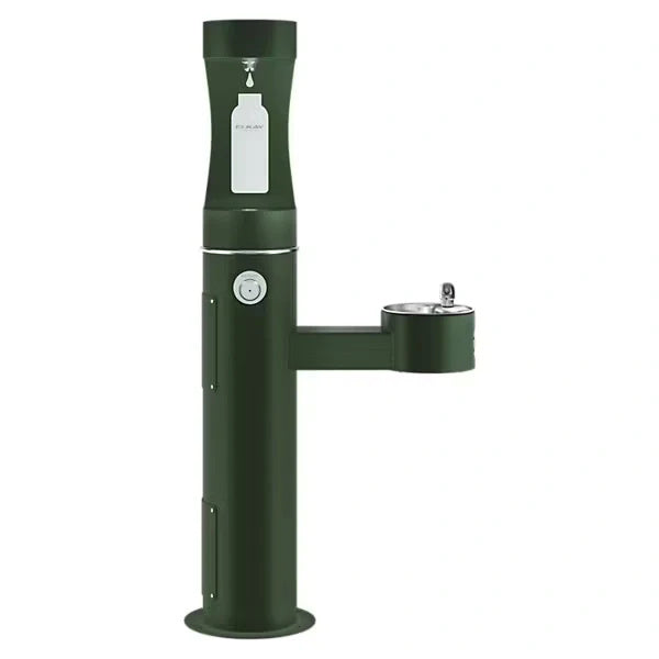 EZH2O Watertappunt buiten met drinkfontein / Outdoor watertap Groen