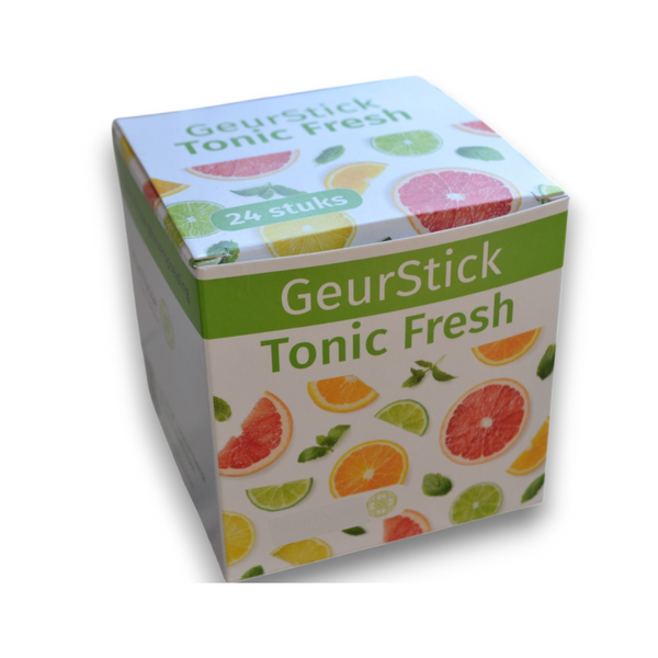 Habit Geurstick Lavenda of Tonic Fresh (24 stuks)- 100% veilig - Compacte luchtverfrisser zonder stekker of batterijen - maskeer vieze geuren