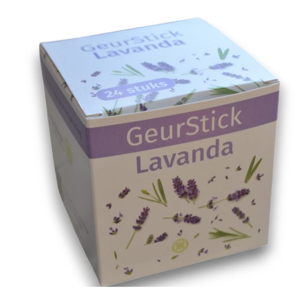 Habit Geurstick Lavenda of Tonic Fresh (24 stuks)- 100% veilig - Compacte luchtverfrisser zonder stekker of batterijen - maskeer vieze geuren