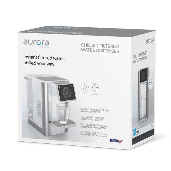 Aqua Optima Aurora waterkoeler met doseersysteem, waterkoeler thuis, waterkoeler MKB