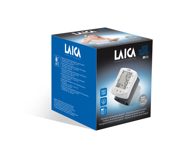 Laica pols bloeddrukmeter (BM1006) - geheugen max 60 metingen