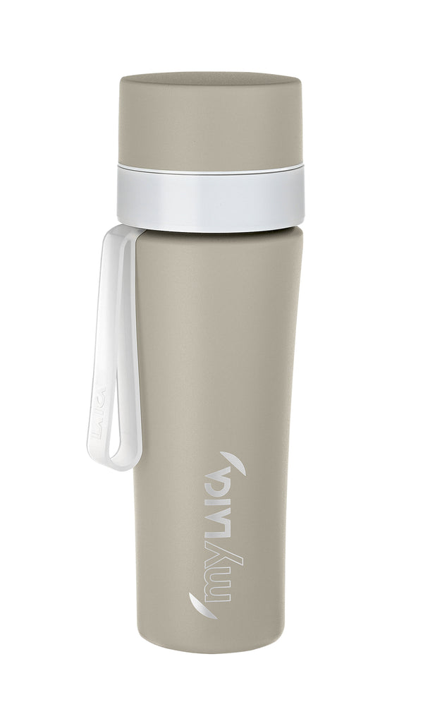 Laica stalen drinkfles met waterfilter - filter terwijl u drinkt - beige, rood of groen