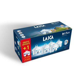 Laica F6S Bi-Flux waterfilters - set van 6 Laica Bi-Flux filterpatronen