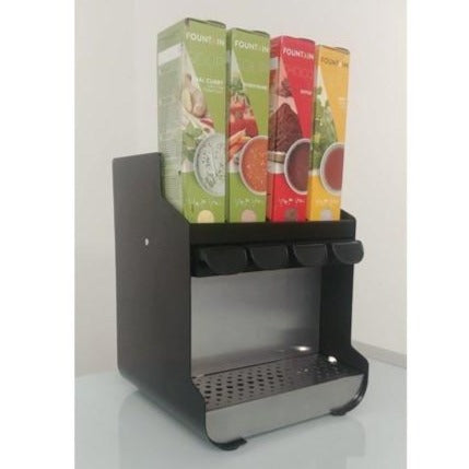 Fountain dispenser voor 4 dranken of soepen