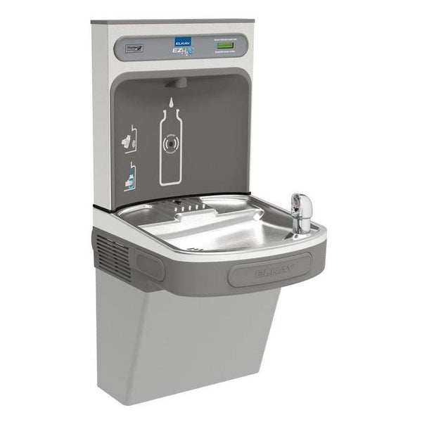 EZH2O drinkwaterfontein met waterfles vulstation, drinkfontein, waterfles vulstation, watertap