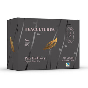 Tea Cultures Thee Organic Pure Earl Grey - 25 x 2 gram - theezakjes voor 1 kop thee - biologisch en fairtrade thee- zwarte thee