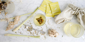Tea Cultures Thee Organic Ginger & Lemongrass - 25 x 2 gram - theezakjes voor 1 kop thee - biologisch en fairtrade thee - kruidenthee - gemberthee
