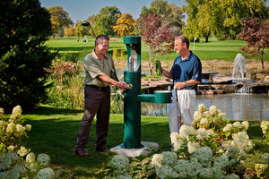 EZH2O Watertappunt buiten / Outdoor Waterfles vulstation Groen