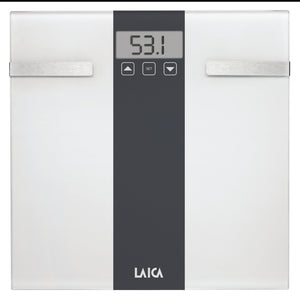 Laica weegschaal PS5000W met uitgebreide lichaamsanalyse tot 180kg - digitale personenweegschaal