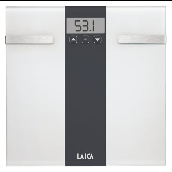 Laica weegschaal PS5000W met uitgebreide lichaamsanalyse tot 180kg - digitale personenweegschaal