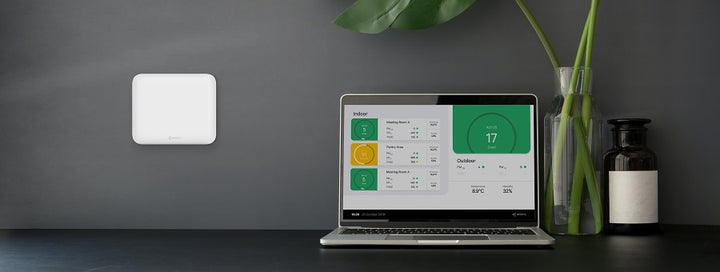 Kaiterra Sensedge mini luchtkwaliteitmeter | Meet fijnstof, VOCs, CO2 ...