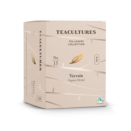 Tea Cultures Thee Organic Vervain - 25 x 2 gram - theezakjes voor 1 kop thee - biologisch en fairtrade thee - kruidenthee