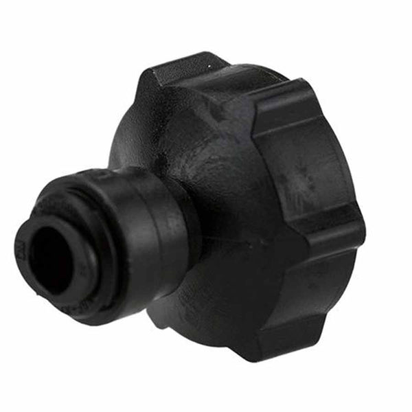 Aansluitwartel 3/4" met insteekkoppeling voor flexibele 6 of 8 mm slang