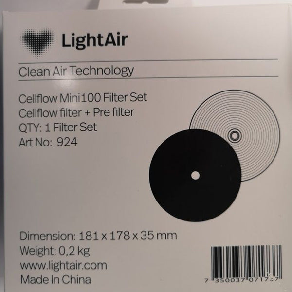 Filterset voor LightAir CellFlow Mini HEPA+ luchtreiniger