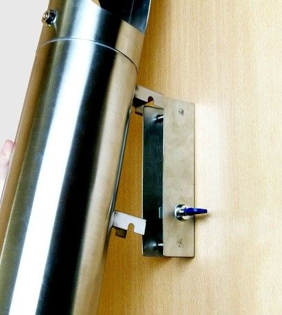Habit RVS wandasbak met afsluitbare, hygiënische aluminium aszak!, wandasbak, asbak
