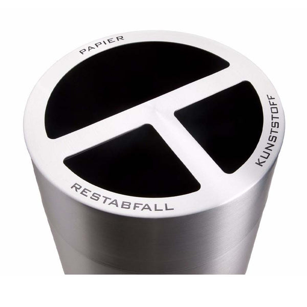 Myron Duo afvalbak | 2 x 32,5 liter - Aluminium