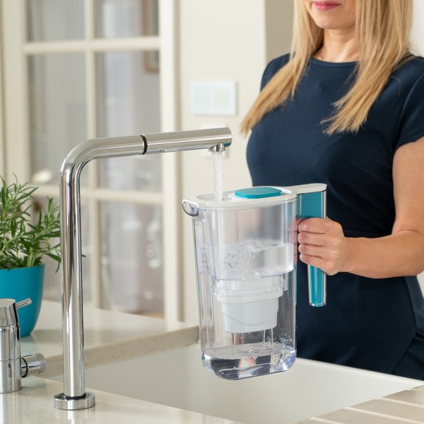 Waterfilterkan Aqua Optima Perfect Pour met 6 x Evolve+ waterfilter